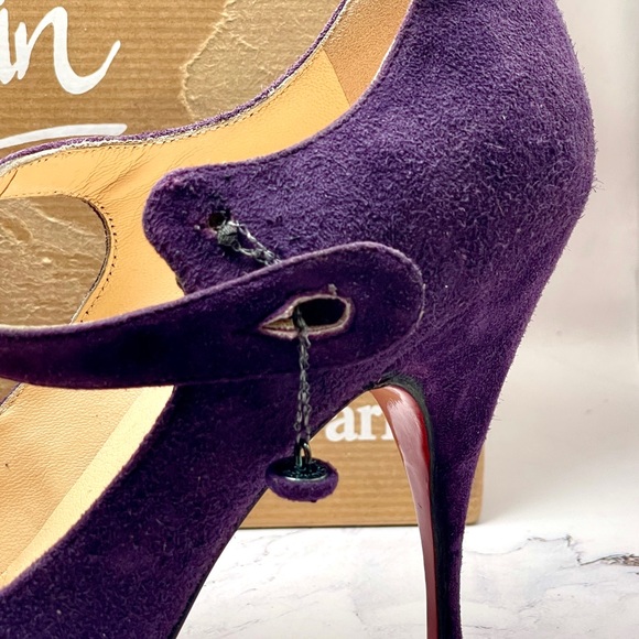 Christian Louboutin Eventa Purple Mary Jane - Picture 4 of 10